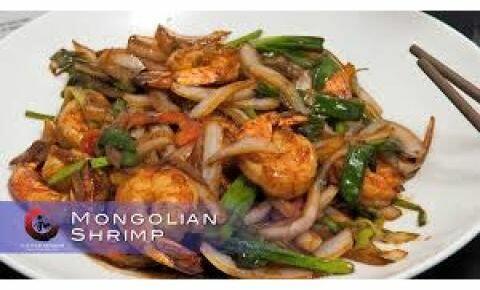 Mongolian Jombo Shrimp