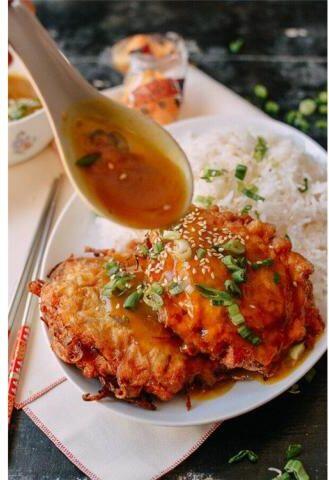 Roast Pork Egg Foo Young